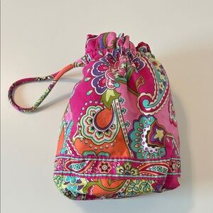 Vera Bradley Paisley Drawstring Ditty Bag